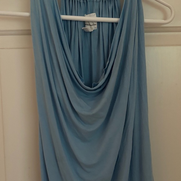 Michael Stars Draped Blue Sleeveless Top.  Size OS - Picture 1 of 2